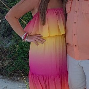 Rainbow Maxi Dress